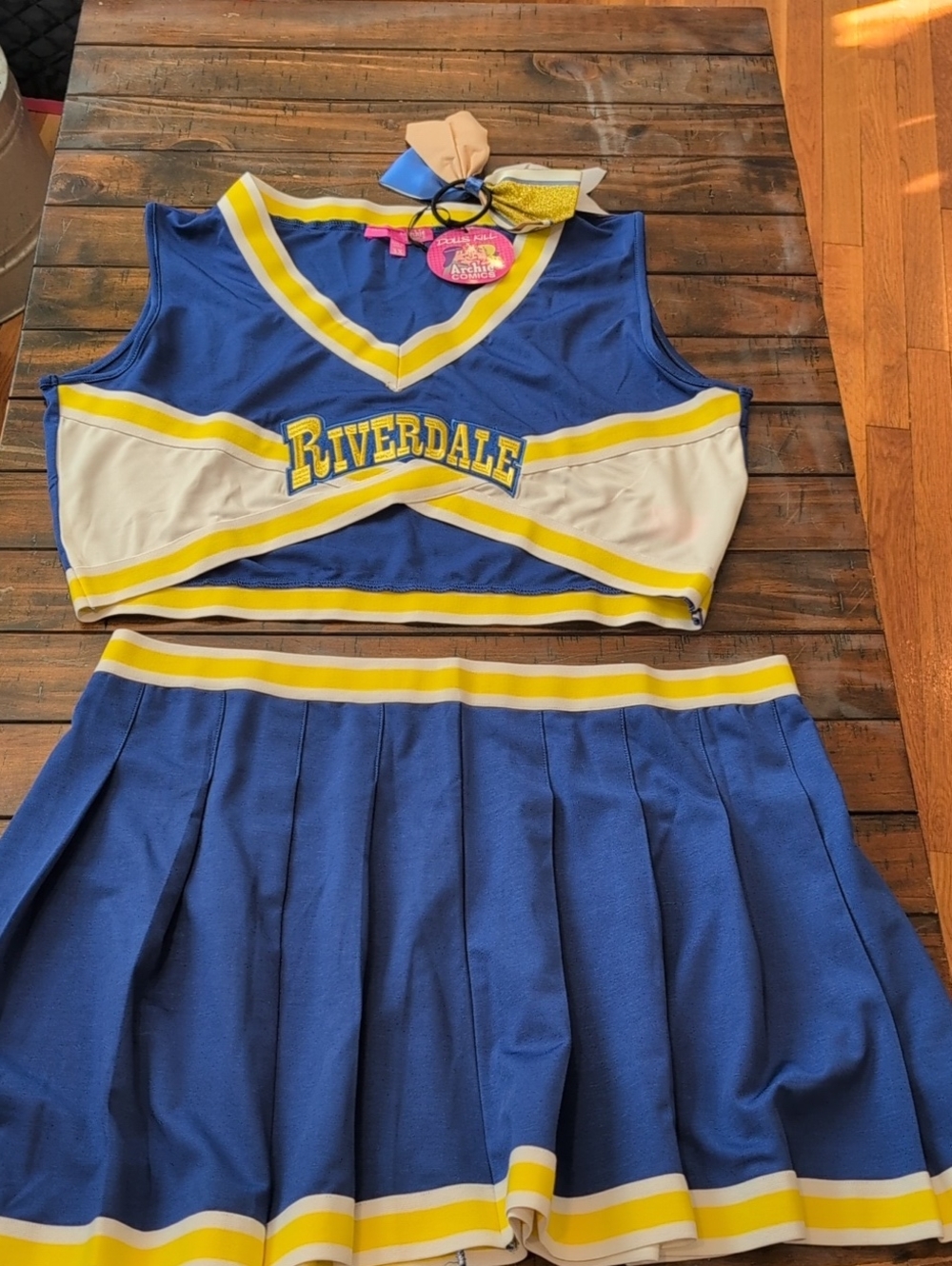 Dolls Kill X Archie Comics Riverdale Cheerleader Set Cosplay NWT